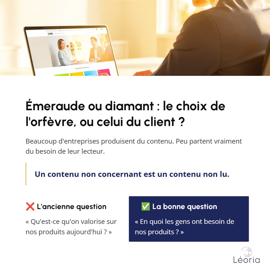 Diapositive : émeraude ou diamant, le choix de l’orfèvre ou celui du client